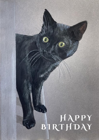 Happy Birthday Inquisitive Kitty! created by Peter Ratcliffe