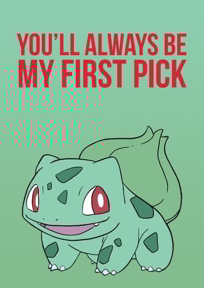 Cute Bulbasaur Birthday Card for Friend – Fun Pokémon Design & Personal Message created by DanAllen20