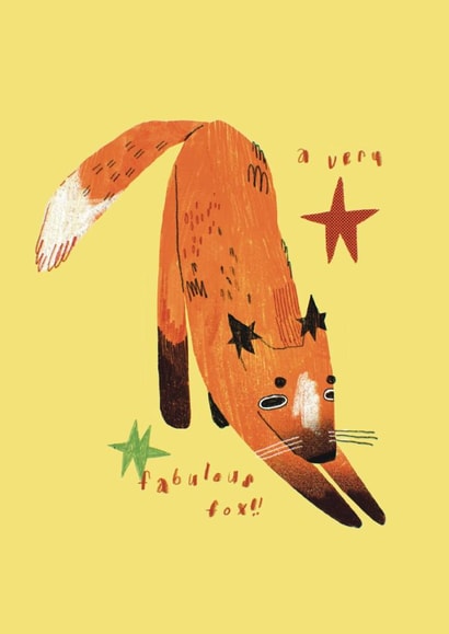 Cute Just Because Card - Fabulous Fox created by A Does Art