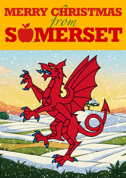 Merry Christmas from Somerset card - Somerset- Merry Christmas created by Somerset Merch