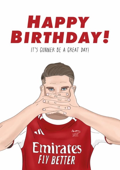 Viktor Gyökeres Birthday Card - Football Card created by Nicely Said Co.