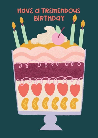 Classic Christmas Card - Tremendous - Ice Cream Sundae created by Raspberry Blossom