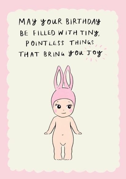 Cute Birthday Card - Trinkets - Sonny Angel created by Holly Walsh