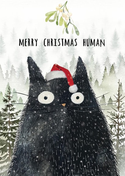 funny christmas card for those cat lovers in your life created by OurFriendsEclectic