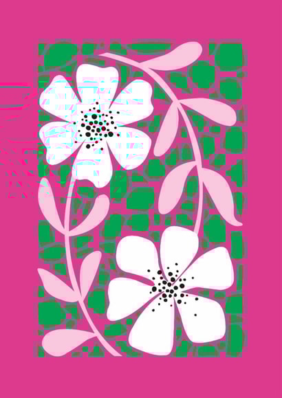 Arty Just Because/Thank You Card - Cosmos created by Happy Street