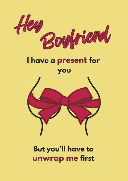 Sexy, Classy Card for Your Boyfriend’s Birthday or Anniversary – Unwrap Me created by Andrew S Leigh