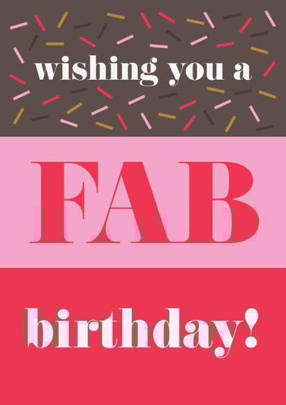 FAB - birthday! - celebration created by The Boy and the Bear