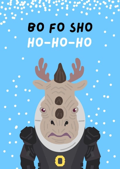 Funny Christmas Card - Judoon - Doctor Who created by Jess