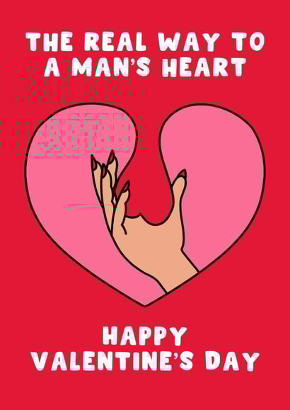 Rude Valentine's Day Card - Balls created by Pink Peach Cards