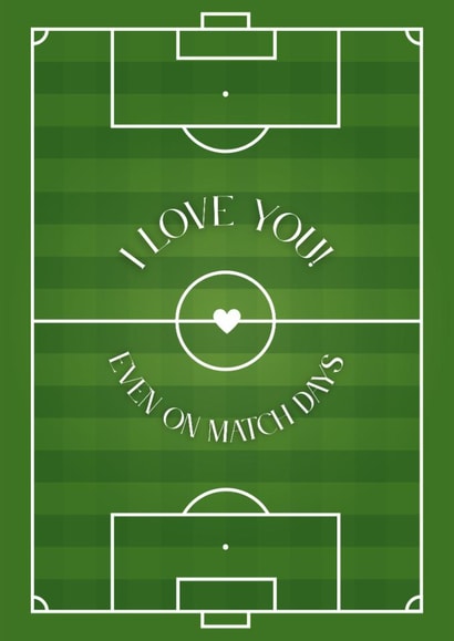 Funny Football Valentine’s Card For Husband or Boyfriend created by Blush Boulevard