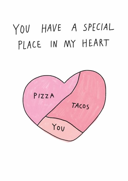 Funny Valentine's Day Card - Special Place in My Heart created by Sunpatch Society