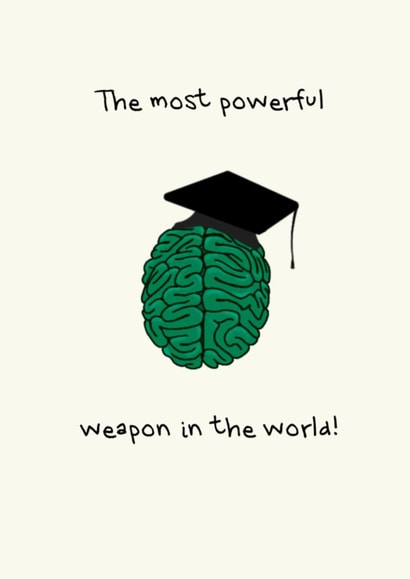 Graduation card for someone who has achieved any important milestone created by Artzen Island