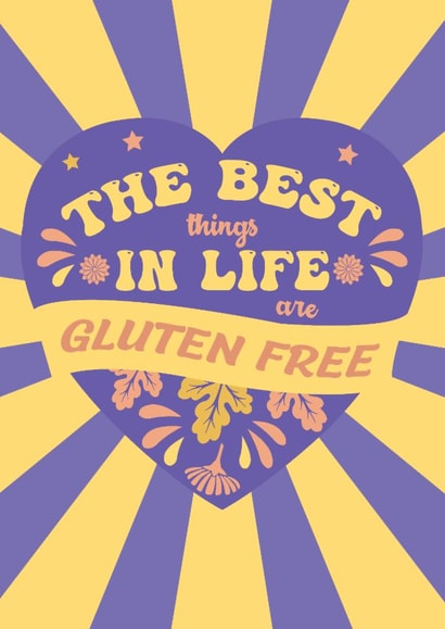 The Best Things In Life Are Gluten Free created by Bridget's