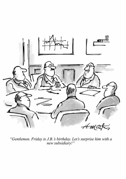 Funny Birthday Card - Corporate Surprise created by Punch Limited