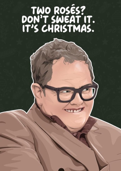 Funny Christmas Card - Alan Carr - Celebrity Traitors created by Pink + Pip