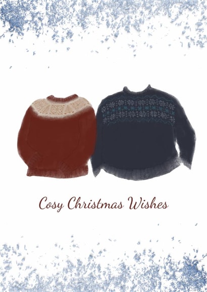 Cosy Christmas Wishes, Christmas Jumper Card created by Julie Williamson Designs
