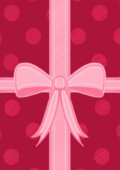 Festive Present Christmas Card for Friends or Family created by Hswdesigns 