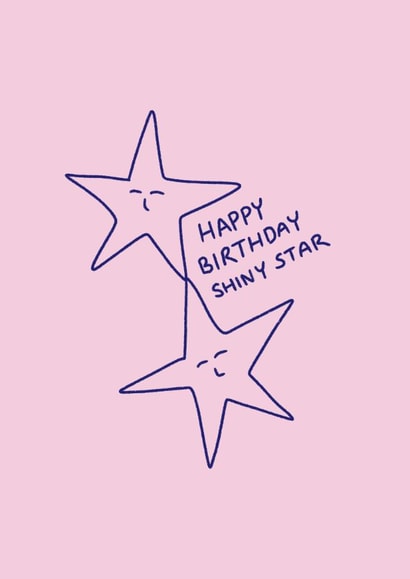 Happy Birthday Shiny Super Star! created by Amelia Katharine