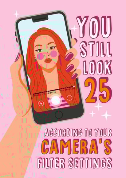 Funny Birthday Card - Camera Filter Settings created by Atwood & Atwood