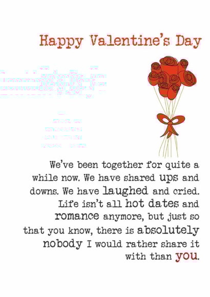 Heartfelt Valentine's Card - Nobody But You created by Dandelion Stationery