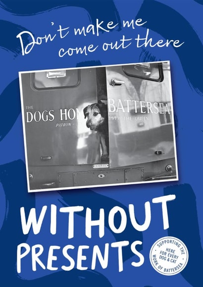 Funny Birthday Card - Cheeky Dog - Battersea Heritage History Card created by Cardology