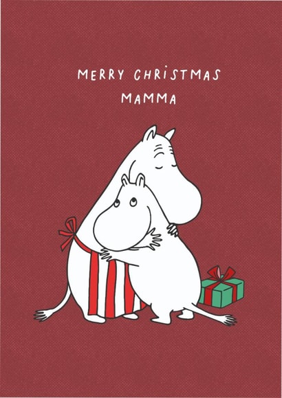 Cute Christmas Card - For Mamma - Moomin created by Moomin Characters