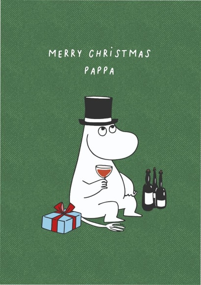 Cute Christmas Card - For Papa - Moomin created by Moomin Characters