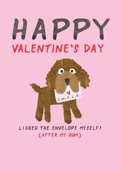 Valentine - Swalk - Dog - Love created by The Boy and the Bear