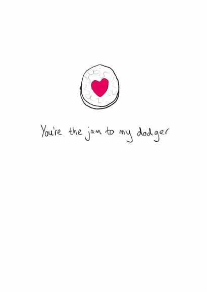 Jam Dodger Valentine's Day Card created by Happy Street