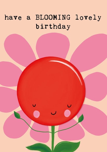 Cute Birthday Card - For Her - Flower | thortful
