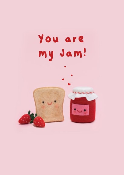 Cute Valentine's Day Card - You Are My Jam created by Lemon and Sugar 