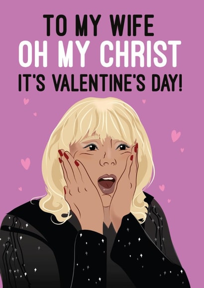 Funny Valentine's Card - For Wife - Pam Shipman - Gavin & Stacey created by Quitting Hollywood