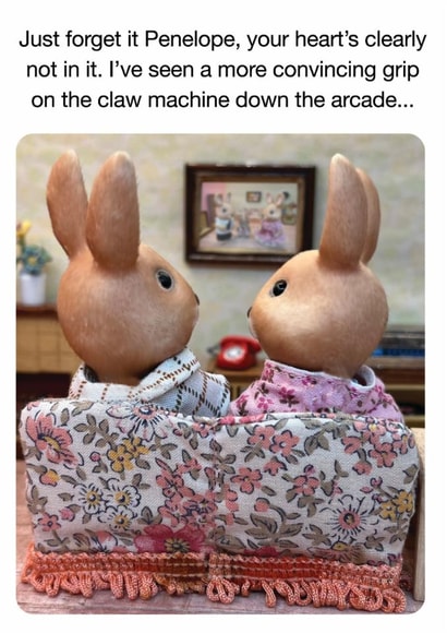 Funny Anniversary Card – Claw Machine Grip - Hand Job created by Brainbox Candy