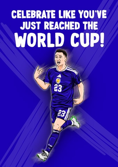 Scotland Football Themed Congratulations Card For Every Occasion created by ZB CREATIVE