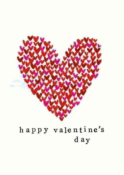 Classic Valentine's Day Card - Hearts created by Chloe Turner