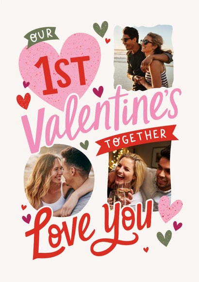 Classic Valentine's Day Card - 1st - First Together created by Dotty Black