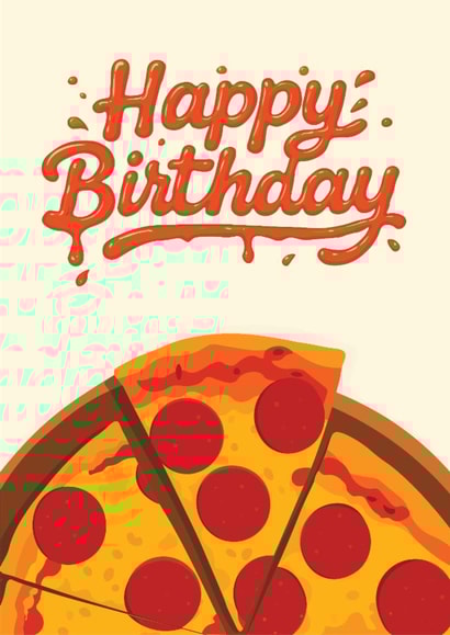 Happy Birthday - Pizza Card created by Ayliesh Chaplin