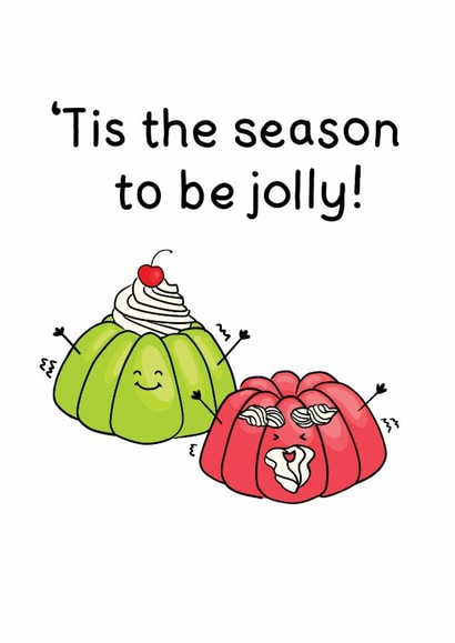 Sweet Card to Make Someone Smile - Jolly Jelly - 'Tis The Season to be Jolly created by CBL