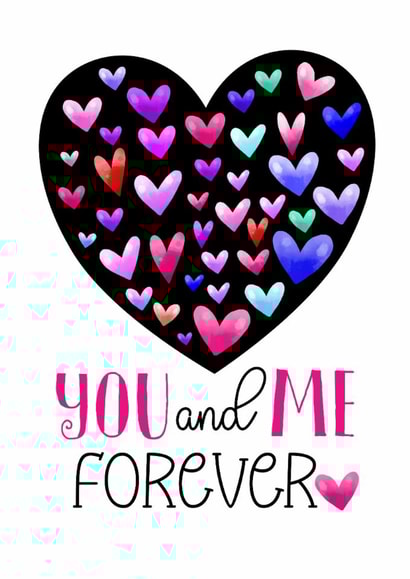 A Heartfelt and Heart Filled Card for the one you want to spend forever with created by Louise Potton Designs