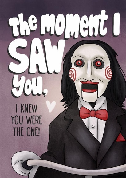 Fun Valentine’s Day Card - Jigsaw - The Moment I Saw You created by I Draw Stuff 