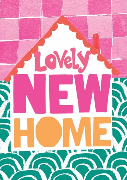 Classic New Home Card - Patterned House created by Paper Salad