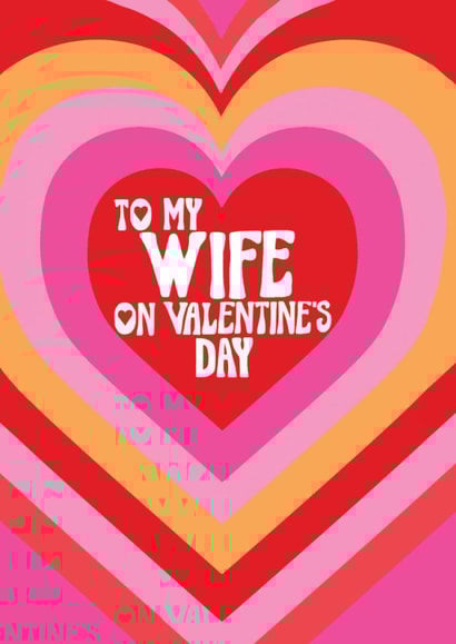 Wife Valentine's Day Card created by Paper Salad