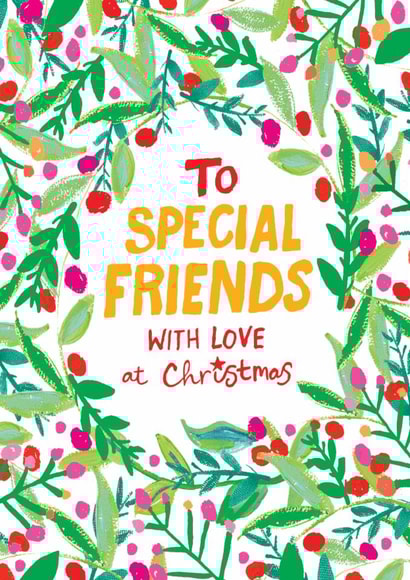Classic Christmas Card - Special Friends - Holly And Berries created by Paper Salad