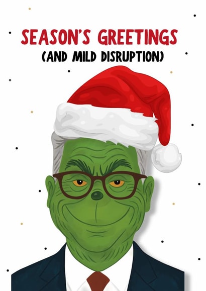 Keir Starmer Christmas Card - Politic Pun - Xmas Humour - Grinch Inspired created by ElleJae Crafts