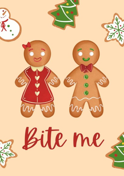 Sarcastic christmas cars created by Anna Green