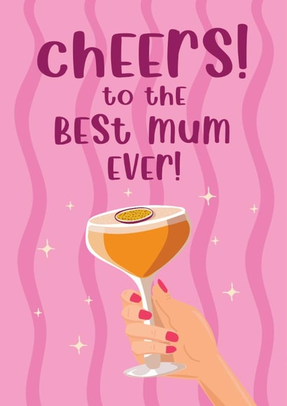 Classic Mother's Day Card - Pornstar Martini created by @Laura Lonsdale Designs