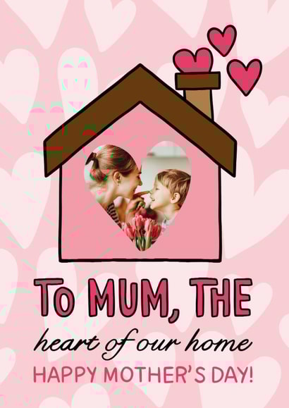 Heartfelt Mothers Day Card - Cute Card for Mum - Photo Mum Card created by TeePee Creations