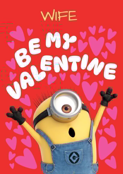 Funny Valentine’s Card – Minions – For Wife created by Danilo