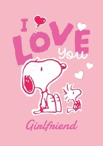 Cute Valentine’s Card – Snoopy – For Girlfriend created by Danilo