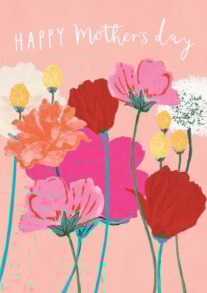 Pretty Mother's Day Card - Floral Stems created by Louise Tiler